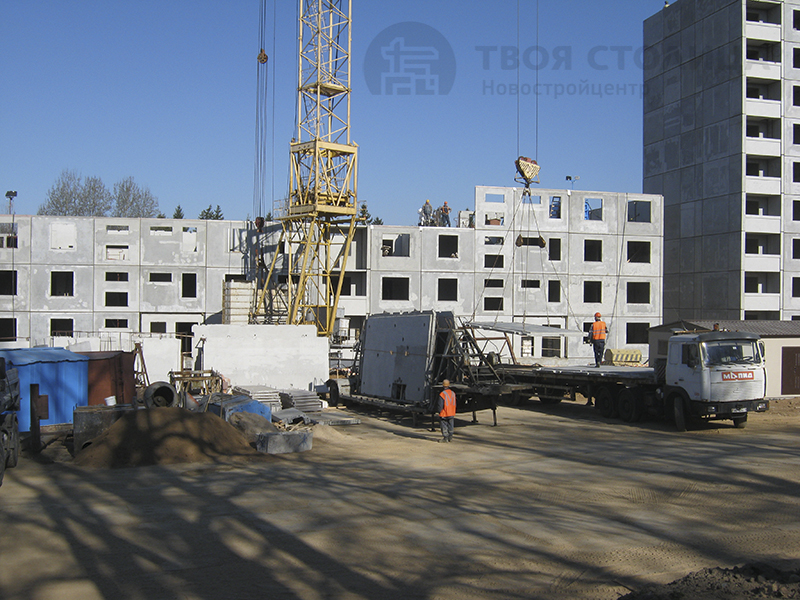 Ход строительства жилого дома №2 по генплану ЖК «Янтарь»