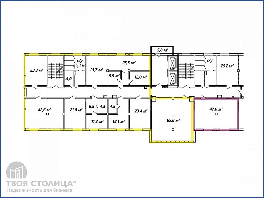Офис в аренду, Минск, Неманская ул., 24 - фото 1 