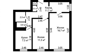 Продажа  квартиры, Минск, Райниса ул., 1