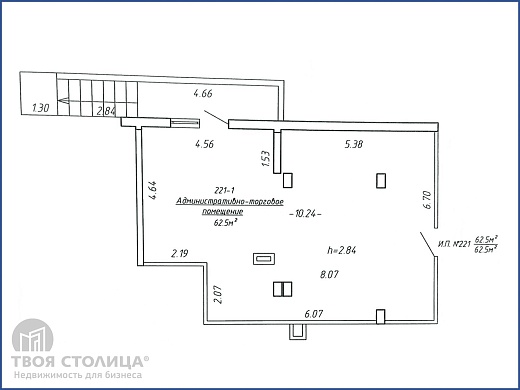 Торговые площади в аренду, Минск, Мстиславца ул., 20 - фото 1 