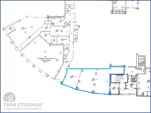 Торговые площади в аренду, Минск, Купалы ул., 25 - фото 1 
