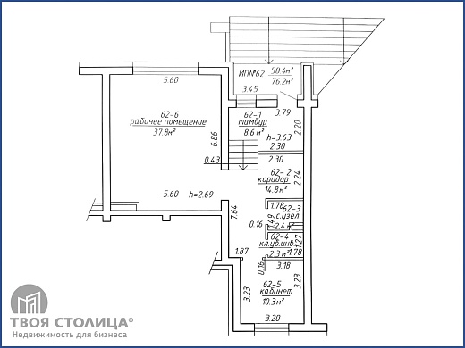 Торговые площади на  продажу, Минск, Корш-Саблина ул., 3 - фото 1 
