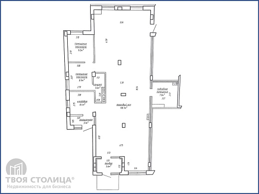 Торговые площади в аренду, Минск, Беды, 45 - фото 1 