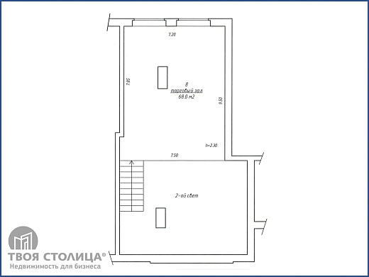 Торговые площади на  продажу, Минск, Маяковского ул., 22, к. 1 - фото 2 