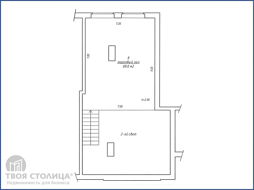 Торговые площади на  продажу, Минск, Маяковского ул., 22, к. 1 - фото 2 