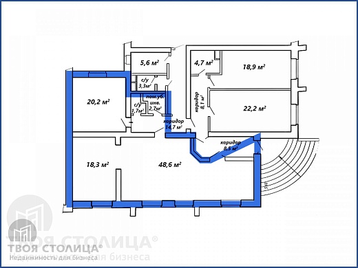 Торговые площади в аренду, Минск, Партизанский просп., 45 - фото 1 