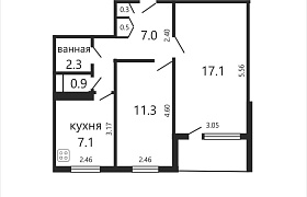 Продажа  квартиры, Минск, Байкальская ул., 58