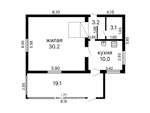дом, Малое Залужье