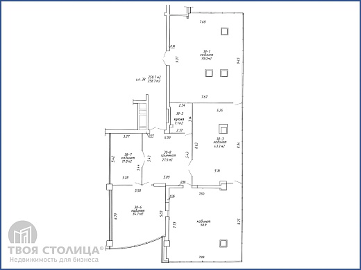 Офис в аренду, Минск, Победителей просп., 7, к. а - фото 1 