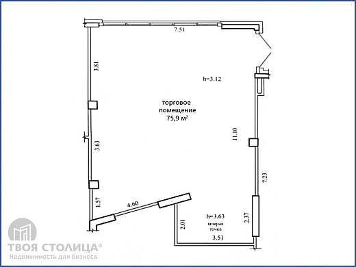 Торговые площади в аренду, Минск, Жореса Алфёрова, 12 - фото 2 