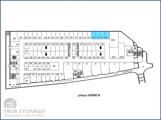 Торговые площади в аренду, Минск, Немига ул., 3 - фото 1 