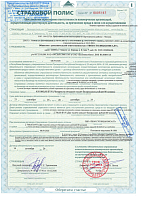 Страховой полис ОДО "ТВОЯ СТОЛИЦАКОНСАЛТ"