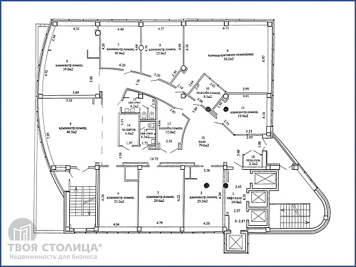 Офис на  продажу, Минск, Независимости просп., 117, к. А - фото 1 