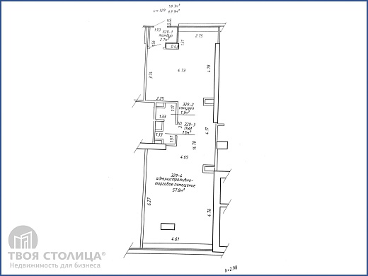Торговые площади в аренду, Минск, Кропоткина, 59 - фото 1 