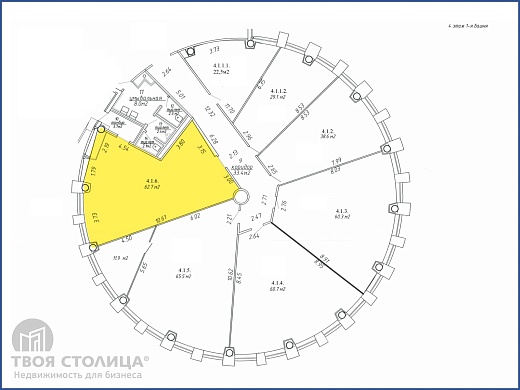 Офис в аренду, Минск, Домбровская ул., 9 - фото 1 