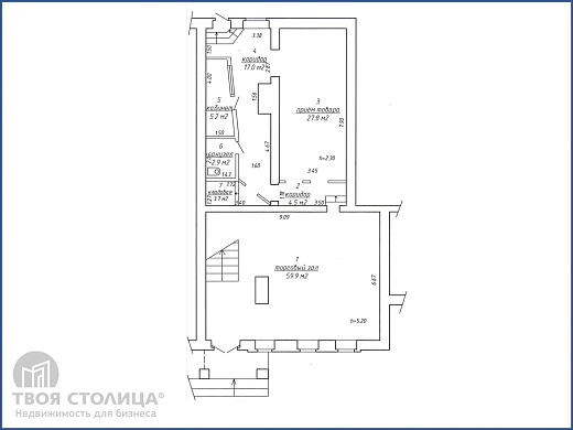 Торговые площади в аренду, Минск, Маяковского ул., 22, к. 1 - фото 1 