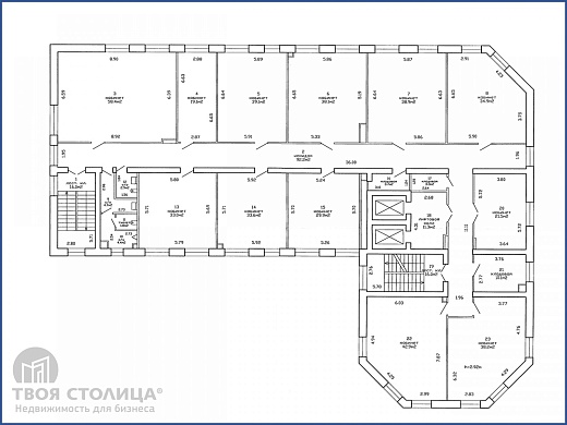 Офис в аренду, Минск, Сурганова ул., 28, к. В - фото 1 