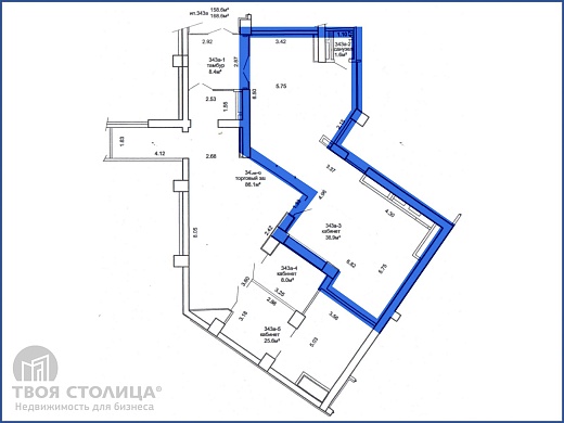 Торговые площади в аренду, Минск, Победителей, 27 - фото 1 