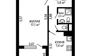 Продажа  квартиры, Минск, Космонавтов ул., 33