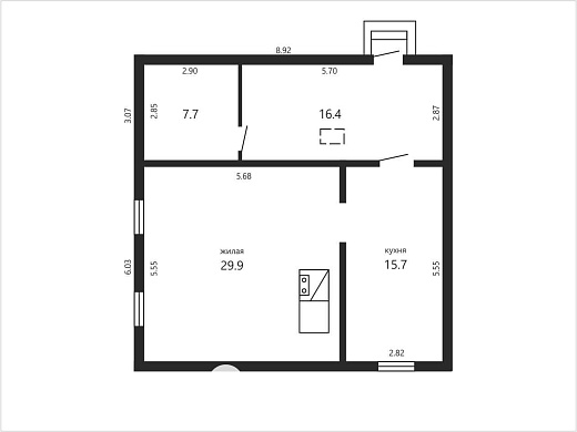 дом, Томковичи - фото 12 