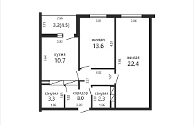Продажа  квартиры, Минск, Притыцкого ул., 25