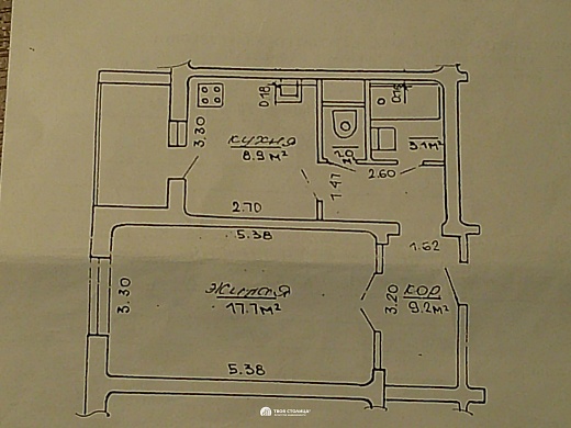 Сдаётся 1-комнатная квартира, Минск, Лобанка ул., 28, к. 1 - фото 8 