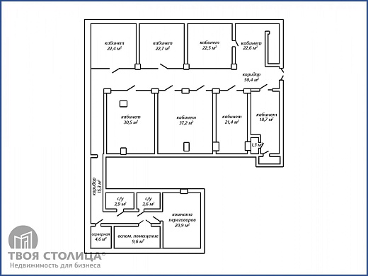 Офис в аренду, Минск, Победителей просп., 133 - фото 1 