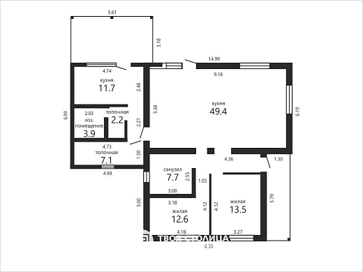 дом, Рябиновка - фото 53 