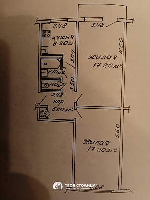 Сдаётся 2-комнатная квартира, Минск, Калиновского ул., 42 - фото 17 