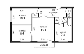 Продажа  квартиры, Минск, Ташкентская ул., 18