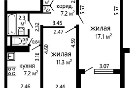 Продажа  квартиры, Минск, Острошицкая ул., 13