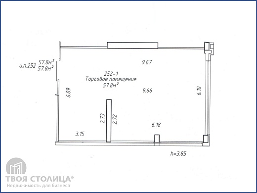 Торговые площади на  продажу, Минск, Туровского ул., 4 - фото 1 