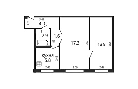 Продажа  квартиры, Минск, Калиновского ул., 53