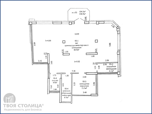 Торговые площади в аренду, Минск, Жореса Алфёрова ул., 8 - фото 1 