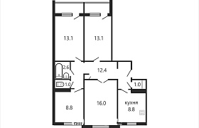 Продажа комнаты, Минск, Притыцкого ул., 72