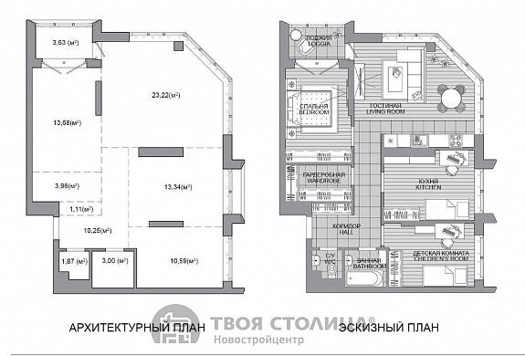 Продажа четырехкомнатной квартиры, Минск, Мира просп., 11, к. 5 - фото 1 