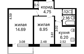Продажа  квартиры, Минск, Рокоссовского просп., 121