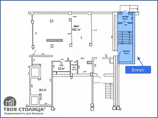 Офис на  продажу, Минск, Дзержинского просп., 23 - фото 1 