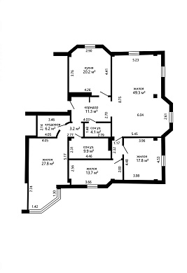 Сдаётся 4-комнатная квартира, Минск, Раковская ул., 16, к. Б - фото 24 