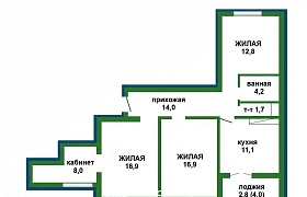 Продажа  квартиры, Сеница, Парковая ул., 4