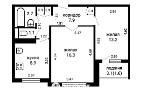 Продажа  квартиры, Минск, Рокоссовского просп., 18