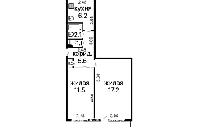 Продажа  квартиры, Минск, Рокоссовского просп., 89