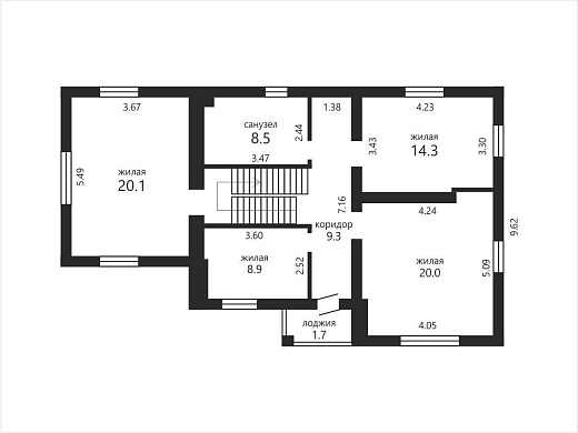 коттедж, Хатежино - фото 2 