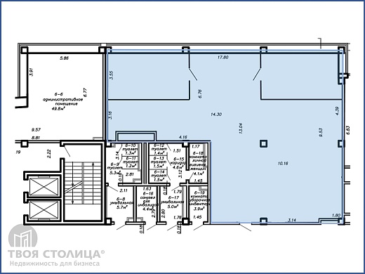 Офис в аренду, Минск, Скорины ул., 2