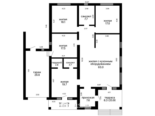 коттедж, Дроздово - фото 51 