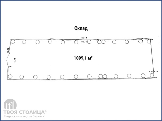 Склад в аренду, Дружный, Свислочский с/с, 4, к. 10 - фото 1 