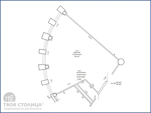 Офис на  продажу, Минск, Домбровская, 9 - фото 11 
