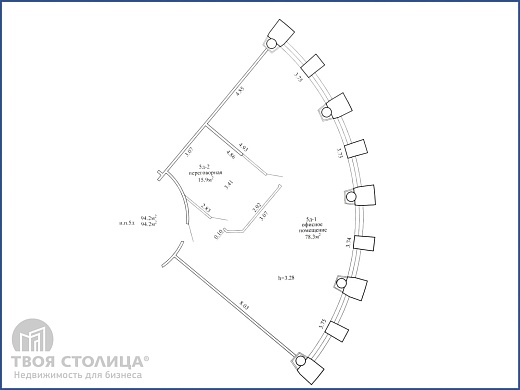 Офис на  продажу, Минск, Домбровская, 9 - фото 1 