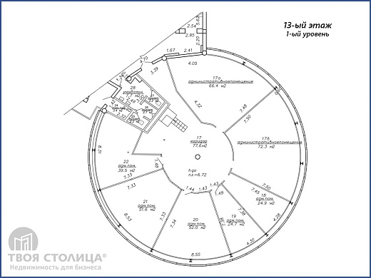 Офис на  продажу, Минск, Домбровская ул., 9 - фото 1 