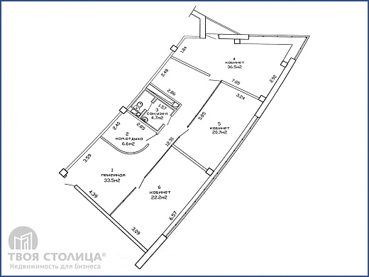 Офис в аренду, Минск, Шафарнянская ул., 11 - фото 1 